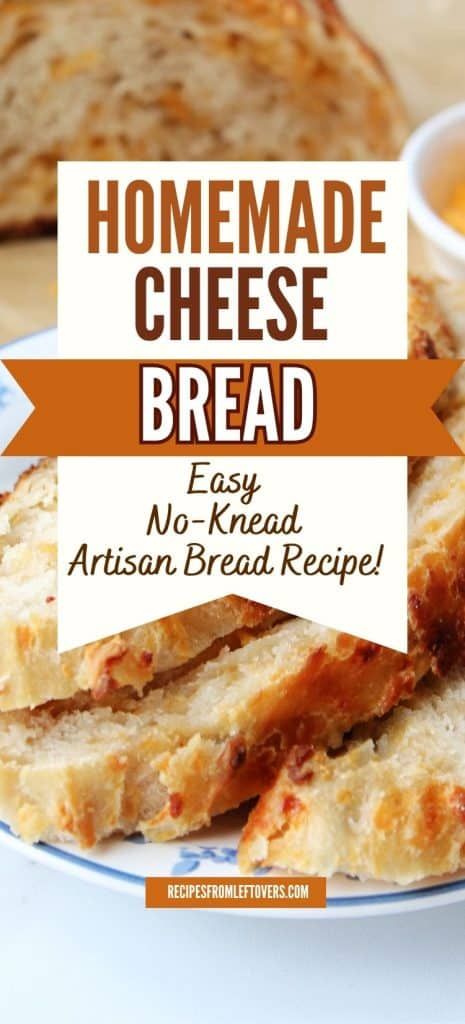 Easy Homemade No-Knead Artisan Cheese Bread Recipe Homemade Cheese Bread, Artesian Bread, Recipes With Yeast, Oven Bread, Cheese Bread Recipe, Dutch Oven Bread, No Yeast Bread, Knead Bread Recipe, Artisan Bread Recipes