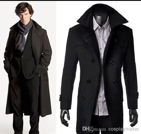 Halloween series 1 Sherlock Coat, Detective Sherlock Holmes, Halloween Series, Costume Themes, Movie Costumes, Cape Coat, Sherlock Holmes, Detective, Cosplay Costumes