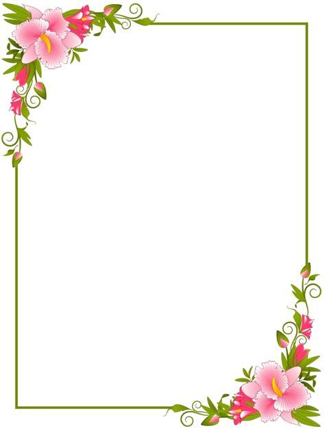 Frame For Picture Of Shorty And Whitney | Borders For Flower Border Clipart, Picture Borders, Clip Art Frames Borders, Printable Border, Printable Frames, Flower Background Design, Colorful Borders Design, Colorful Borders, Frame Border Design