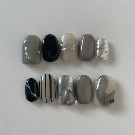 Minimal Nails Art, Mens Nails, Fake Nails Designs, Solid Color Nails, Hello Nails, Beauty Nails Design, Edgy Nails, Minimal Nails, Work Nails