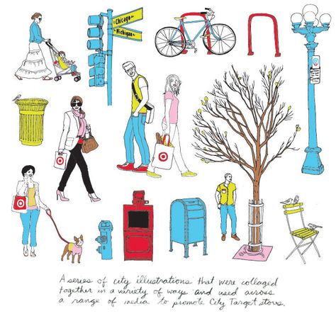 Julia Rothman Julia Rothman, City Illustration, More And Less, Favorite Places, Branding, Illustrations, Pattern