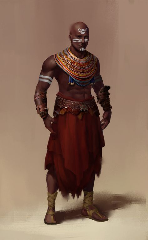 Men of Color In Fantasy Art — Centaur by Tumo Mere Egyptian Warrior, African Superhero, Desert Dweller, Gods And Monsters, Fantasy Words, Afrofuturism Art, African Mythology, Warrior Concept Art, Black Mage