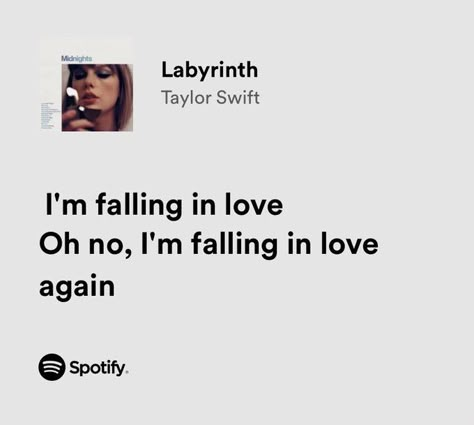 Song Quotes Taylor Swift, Fall In Love Lyrics, Taylor Swift Lyric Quotes, In Love Again, Taylor Lyrics, Im Falling In Love, Song Lyric Quotes, Falling In Love Again, Me Too Lyrics