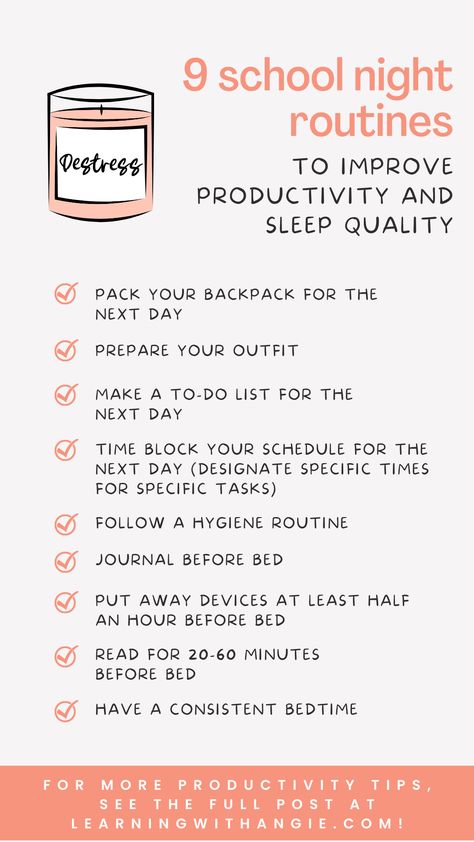 Night Routine For Students, Productive Day Routine For Students, Monday Night Routine, Student Night Routine, Night Time Study Routine, Day Routine For Students, Students Routine, Night Routine For Teens, Productive Evening Routine