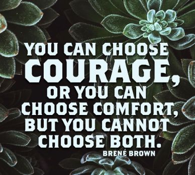 Brene Brown Courage, Conflict Quotes, Facing Fear, Brene Brown Quotes, Quote Artwork, Brene Brown, Wonderful Words, Daily Affirmations, Daily Quotes