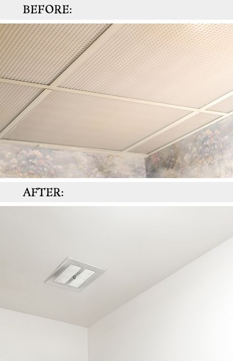 How To Remove Dated Drop Ceiling Tiles Remove Drop Ceiling, Vintage Tin Ceiling Tile, Homemade Toilet Cleaner, Drop Ceiling Tiles, Cleaning Painted Walls, Drop Ceiling, Glass Cooktop, Deep Cleaning Tips, Tin Ceiling Tiles