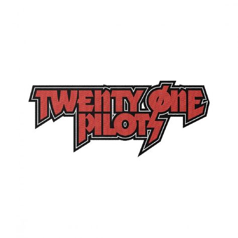 Logo Patch Twenty One Piolets, Twenty One Pilots Logo, Twenty One Pilots Aesthetic, Pilots Art, Band Stickers, 21 Pilots, Phone Case Decals, Music Stickers, Retro Logos