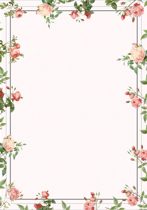 Vintage Poster Flowers, Border Background Frames, Posters Flowers, Flowers Border, Flower Borders, Border Background, Frame Floral, Frame Border Design, Page Borders Design