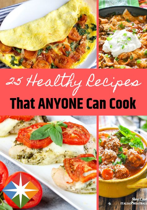 25 Healthy Recipes Absolutely Anyone Can Cook Easy Vegetarian Curry, Anyone Can Cook, Baked Pesto Chicken, Healthy Chicken Parmesan, Dinner Choices, Complex Carbs, Stuffed Sweet Potato Healthy, Vegetarian Curry, Spark People