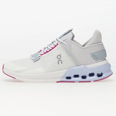 Color: Undyed-White/ Heather New In Box Hot Pink On Cloud Shoes, Pink On Clouds, On Cloud Shoes, On Cloudnova, Cloud Shoes, On Running Shoes, White Heather, Cute Nike Shoes, Shoe Inspo