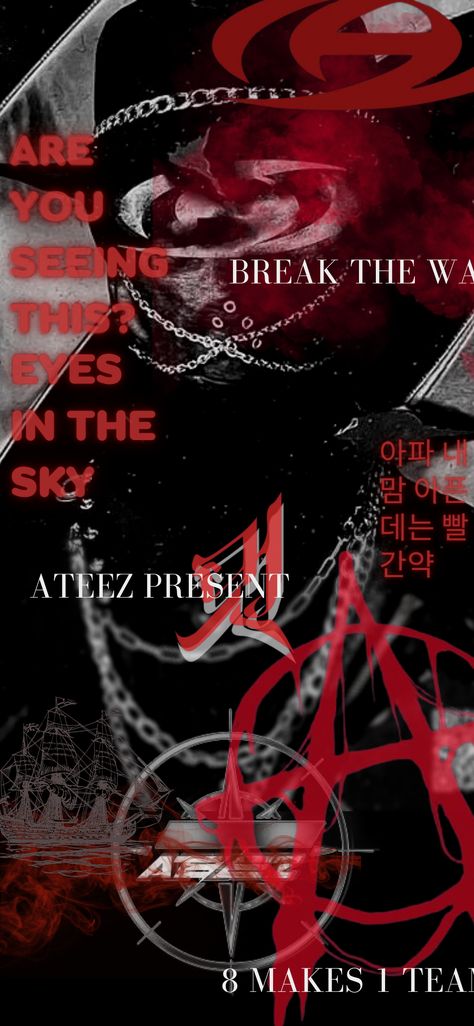 Ateez Wallpaper That Dont Scream Kpop, Kpop Wallpaper Ateez, Ateez Halloween Wallpaper, Ateez Lockscreen Aesthetic, Ateez Guerilla, Ateez Collage, Halazia Ateez, Ateez Wallpaper Aesthetic, Ateez Wallpaper Lockscreen