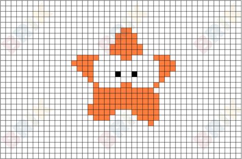 Starfish from BrikBook.com #Animal #Originals #Starfish #SeaStar #pixel #pixelart #8bit Shop more designs at http://www.brikbook.com Starfish Perler Beads, Easy Perler Bead Patterns, Tiny Cross Stitch, Pixel Art Templates, Pixel Crochet, Embroidery Sampler, Mini Cross Stitch, Beaded Cross Stitch, Pixel Art Design