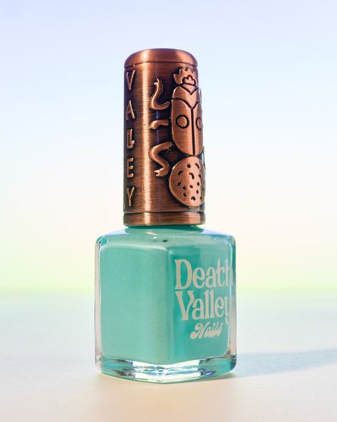 Neon pastel turquoise 10-free. Vegan. Cruelty-free. Nontoxic. We suggest using a base coat and 2-3 coats of polish followed by a top coat. This polish comes with a handmade decorative bronze cap on top of our standard black matte nail polish cap - merging artistry with function. To forego bronze caps on your order click here. Swatches by @eviltwinnails @polish.d_ @melanated.mani @melly.k.nails K Nails, Mani Monday, Pastel Turquoise, Neon Pastel, No Chip Nails, Pedicure Ideas, Cuticle Cream, Matte Black Nails, Matte Nail Polish