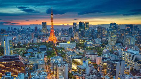 Tokyo cityscape at sunset, Japan Tokyo City View, Tokyo Skyline, Shinjuku Gyoen, Tokyo Skytree, Fotografi Kota, Tokyo City, Sunset City, Tokyo Tower, Odaiba