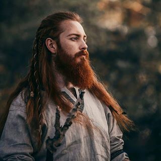 Wish you a great sunday! 👊 Ph: @myneverlandphoto MUA: @mia.t.visage Check: @armstreetcom #viking #redhead #ginger #gingerman #beard #beardedman #vikings #got #lotr #fantasy #hairstyle #tattoo #sunday #nature #spring #slovakia #slovensko #theslovakianviking Viking Haircut, Ginger Hair Men, Curly Hair Trends, Viking Braids, Men With Grey Hair, Taper Fade Haircut, Instagram Hairstyles, Viking Hair, Cool Hairstyles For Men