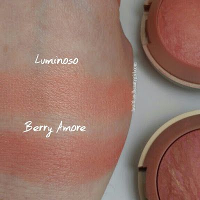 Milani Berry Amore Baked Blush VS. Luminoso with Swatches! Comparison of Milani's baked blushes in Berry Amore vs. Luminoso! #blush #bakedblush #milani #berryamore #luminoso #crueltyfree #makeup #drusgtoremakeup #drugstorebeauty #bbloggers Milani Blush Luminoso, Milani Berry Amore Blush, Milani Blush Swatches, Milani Luminoso Blush, Milani Baked Blush Swatches, Milani Baked Blush Luminoso, Milani Blush, Milani Baked Blush, Dress Shoes Heels