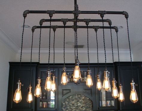 Edison chandelier