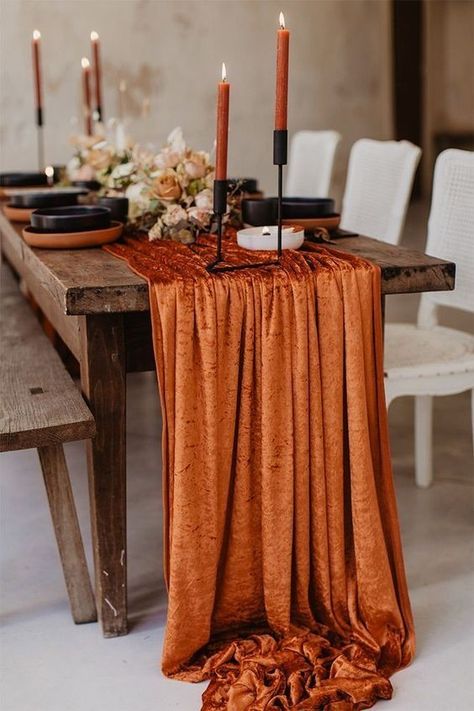 Terracotta Wedding, Tafel Decor, Diy Wedding Decorations, Thanksgiving Table, Autumn Home, Decoration Table, Dinner Table, Thanksgiving Decorations, The Table