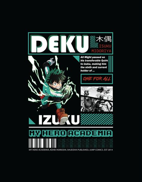 Izuku midoriya Wallpaper design. Anime aesthetic wallpaper. My Hero Academia. Izuku Midoriya Wallpaper, Anime Aesthetic Wallpaper, My Hero Academy, Anime Aesthetic, Anime Shirt, Wallpaper Design, Izuku Midoriya, My Hero, Graphic Design Illustration