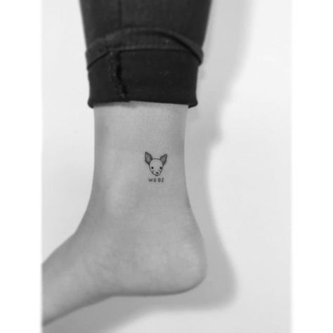 14 Of The Best Chihuahua Tattoo Ideas Ever Chihuahua Tattoo Minimalist, Chihuahua Tattoo Ideas, Best Tattoos Ever, Chihuahua Tattoo, Best Tattoo Ever, Tattoo Minimalist, Best Tattoos, Finger Tattoo, Black And White Dog