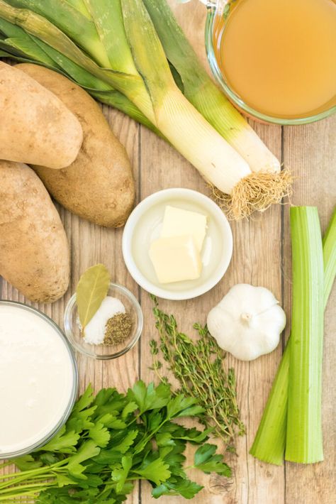 Corn Leek Soup, Healthy Potato Leek Soup, Leek Potato Soup, Potato And Leek Soup, Leek Potato, Healthy Potato, Food Meaning, Gluten Free Potatoes, Healthy Potatoes