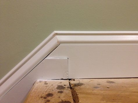 Stair Skirt, Wood Floor Stairs, Stairs Skirting, Stairs Trim, Trim Carpentry, Baseboard Trim, Baseboard Molding, Staircase Remodel, Staircase Makeover