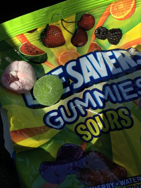 Sour Gummies Aesthetic, Lifesaver Gummies, Life Savers Gummies, Sour Cherry Gummies, Sour Gummy Candy, Freakshakes Recipe, Life Savers