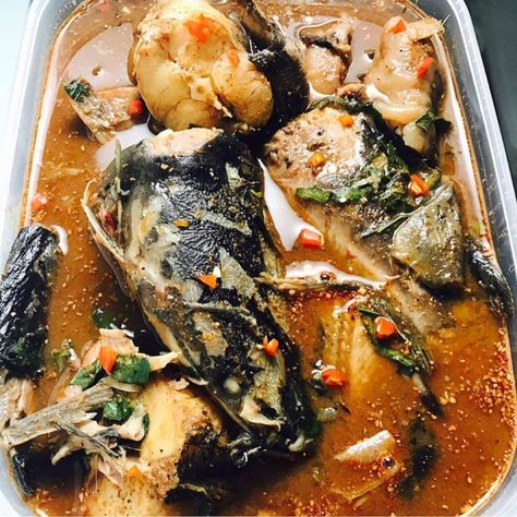 fresh fish peppersoup Fish Pepper Soup, Fish Broth, African Recipes Nigerian Food, Nigerian Recipes, Grilled Chicken Thighs, Africa Food, African Cooking, Liver Function, Pepper Soup