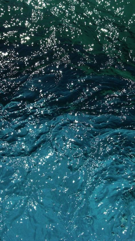 Blue Sea Iphone Wallpaper Landscape, Water Aesthetic, Most Beautiful Wallpaper, Cute App, Blue Texture, Ocean Wallpaper, Water Waves, Sea And Ocean, Sea Ocean