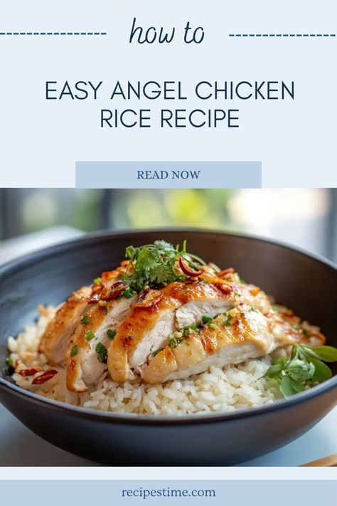 Looking for a delightful, mouthwatering chicken rice recipe? Try this Angel Chicken Rice! It's simple to make with tender chicken breasts soaking in a creamy and flavorful sauce, served perfectly over fluffy rice. Perfect for dinner or meal prep, this recipe guarantees you'll impress your family and friends with your culinary skills. With just a handful of ingredients, whip up a dish that’s flavorful and satisfying. Discover why this delicious kindness deserves a spot in your recipe collection. Stop searching and start cooking! Chicken Rice Recipe, Angel Chicken, Chicken Rice Recipes, Fluffy Rice, Italian Spices, Tender Chicken Breast, Comfort Dishes, Tender Chicken, Chicken Rice