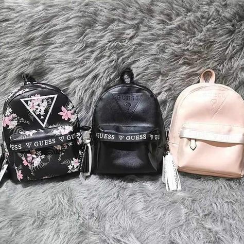 mochilas guess medidas 26x12x32 cm $39.000 Mochila Guess, Girly Bags, Place An Order, Cute Bags, Leather Backpack, Fashion Backpack, Backpacks, Wallet, Leather