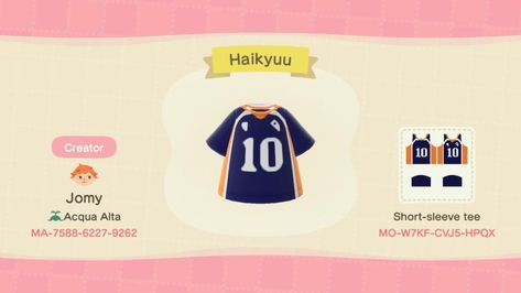 Haikyuu Shirt, Animal Crossing Music, Animal Crossing Pc, Animal Crossing Funny, Animal Crossing Memes, Animal Crossing Guide, Animal Crossing Qr Codes Clothes, Animal Crossing Wild World, Qr Codes Animal Crossing