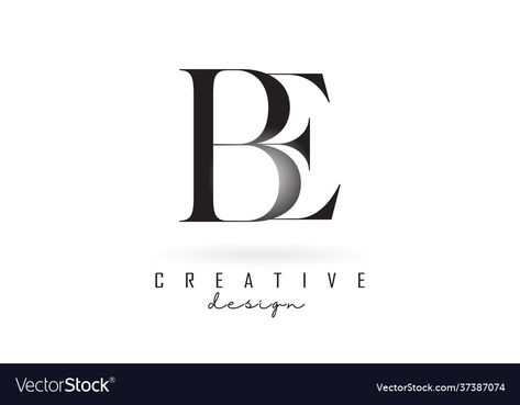 B Logo Design Fonts, B E Logo, E Letter Design, Eb Logo, Two Letter Logo, E Letter, Event Planner Logo, Graphic Design Posters Layout, Geometric Logo Design