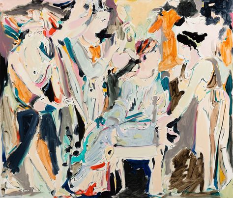 Tomo Campbell | Well You Could Do (2021) | MutualArt Cecily Brown, Hirshhorn Museum, Gagosian Gallery, Brown Painting, Willem De Kooning, Brown Art, Contemporary Fine Art, Art Plastique, Figure Painting