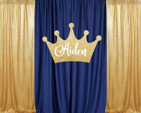 Crown Cutout, Butterfly Baby Shower Theme, Prince Party, Pastel Nursery, Royal Party, Gold Backdrop, Glitter Crown, Board Stand, Diy Crown