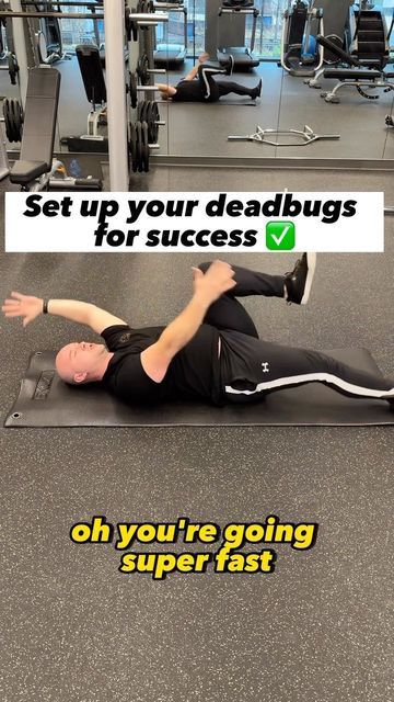 Cory Caruthers on Instagram: "Let’s fix your deadbugs so they are more effective. #deadbug #corestabilitytraining #corestabilization #stabilitytraining #coreexercise #slowandcontrolled #coreworkouts #fixyourform #exerciseform #weightlossjournal #fridayfittip #fittipfriday #tgif" Deadbug Exercise, Core Stability, Core Workout, Fix You, Tgif, Train, Let It Be, On Instagram, Instagram