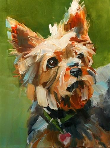 . Yorkie Art, 강아지 그림, Dog Painting, Arte Animal, Dog Paintings, Dog Portraits, Original Fine Art, Animal Paintings, Dog Art