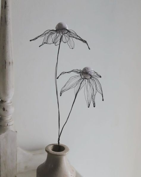 Mihoko Shida / シダミホコ (@tamtam_wire) • Снимки и видеоклипове в Instagram Wire Flowers, Wire Sculpture, Instagram Profile, Sculpture, Photo And Video, Instagram Photos, Instagram Photo, Flowers, On Instagram