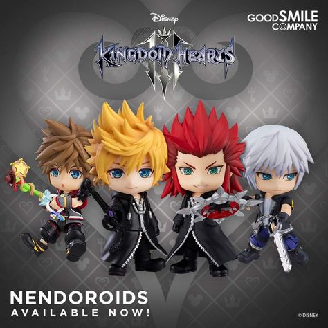 Continue the journey with your favorite Keyblade warriors! Keep the magic alive when you browse our selection of Kingdom Hearts figures. Available now on the GOODSMILE ONLINE SHOP US! #KingdomHearts #goodsmile Kingdom Hearts Figures, Kingdom Hearts Funny, Sora Kingdom Hearts, Kingdom Hearts Art, Kingdom Heart, Kingdom Hearts 3, Dearly Beloved, Anime Figurines, Good Smile