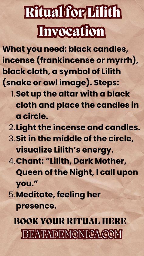 Dream About Me Make A Man New Moon This Moment I Want You You Must Don't Forget Like You Dreaming Of You Wicca Love Spell White Magic Love Spells Book Of Magic Real Spells Real Love Spells White Magic Spells Spells For Beginners Magick Symbols Color Healing Book Of Shadows Spell PagesWitch Chants Magic Spells Spell Words Magic Types Of Potions Witchcraft Spell Candles Witchcraft Halloween Spells WitchcraftMagic Spells Witchcraft Real Witch Spell Book PagesReflection Spells Lilith Colors, Working With Lilith, Lilith Snake, Lilith Ritual, Lilith Altar, Black Magic Witch, Dark Mother, Curse Spells, Lunar Magic