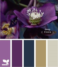 Colors: Romantic, Sensual, Tranquil Gold Color Palettes, Colors Wedding, Purple Design, Color Palate, Design Seeds, Wedding Color, Wedding Color Schemes, Colour Schemes, Color Pallets