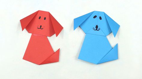 This video will show you how to make an easy origami dog out of paper. Origami dog is so easy to make, follow the instructions step by step. This video is easy for beginners to make a paper dog. Origami Dog Step By Step, Origami Dog Tutorial, Dog Tutorial, Origami Dog, Paper Dog, Origami Tutorial Easy, Paper Dogs, Winn Dixie, Dog Steps