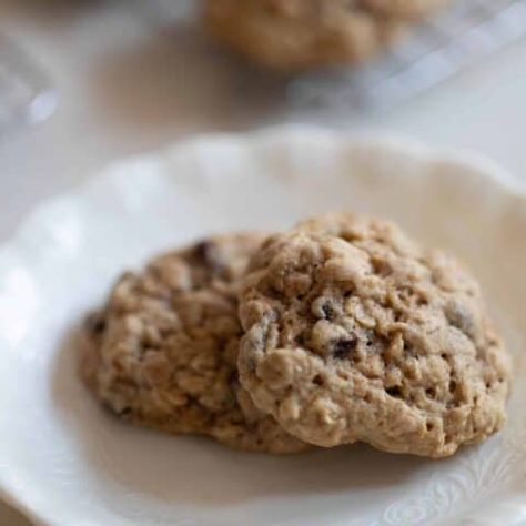 Sourdough Oatmeal Cookies - Farmhouse on Boone Farmhouse On Boone Sourdough, Sourdough Oatmeal, Sourdough Cookies, Farmhouse On Boone, Granola Cookies, Cookie Recipes Oatmeal Raisin, Healthy Oatmeal Cookies, Homemade Recipes Dessert, Quick Dessert