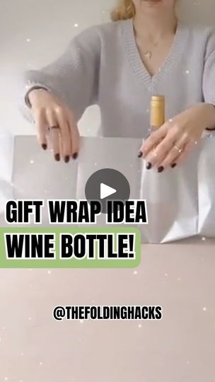 4.3K views · 281 reactions | 🍷Elevate your gift-giving game with this simple and elegant gift wrap idea for wine bottles! 🌟 Tag a wine lover who would appreciate this classy gift wrap idea! Cheers! 🥂 @Effective Spaces #fyp #SongOfTheSummer #winedrinker #giftwrapper #winelover🍷❤️ #winegift #wine #giftwrapping #giftideas #wrappinghacks #giftwrappingideas | The Folding Hacks | thefoldinghacks · Original audio Effective Spaces, Wine Bottles Gift Wrap, Bottle Gift Wrapping, Folding Hacks, Pretty Gift Wrapping Ideas, Wrapped Wine Bottles, Elegant Gift Wrapping, Gift Wraps, Wine Bottle Gift