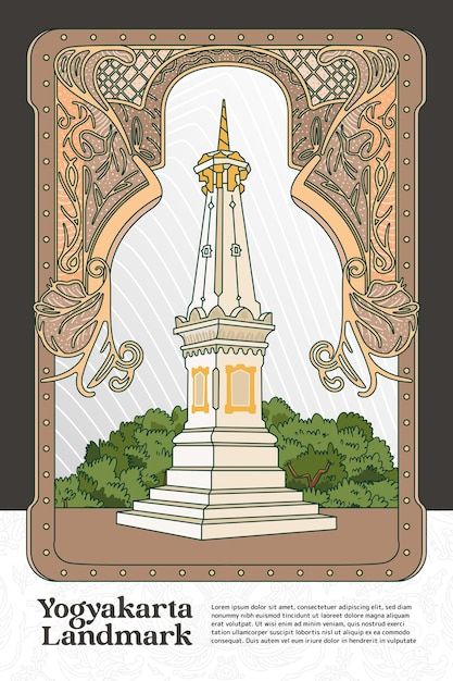 Tugu yogyakarta landmark indonesia illus... | Premium Vector #Freepik #vector #yogyakarta #temple-icon #heritage #indonesia-city Heritage Hotel, Japanese Tattoo Art, Cat Air, Japanese Tattoo, Art Drawings Sketches Simple, Icon Illustration, Art Drawings Sketches, Character Illustration, Motion Graphics