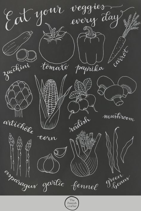 12 fun vegetables doodles, a pretty reminder we need our veggies every day ! Vegetable Doodles, Fun Vegetables, Vegetable Garden, We Need, Words Quotes, Every Day, Bullet Journal, Doodles, Drawings