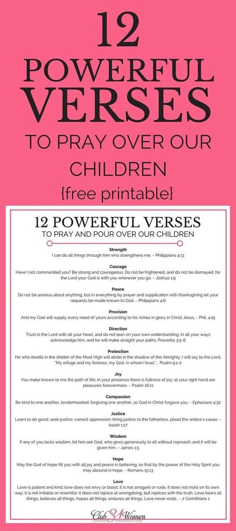 Pray Over Your Children, Verses To Pray, Powerful Verses, Prayer For My Children, Encouraging Verses, Prayers For Children, Prayer Verses, Prayer Board, Prayer Scriptures