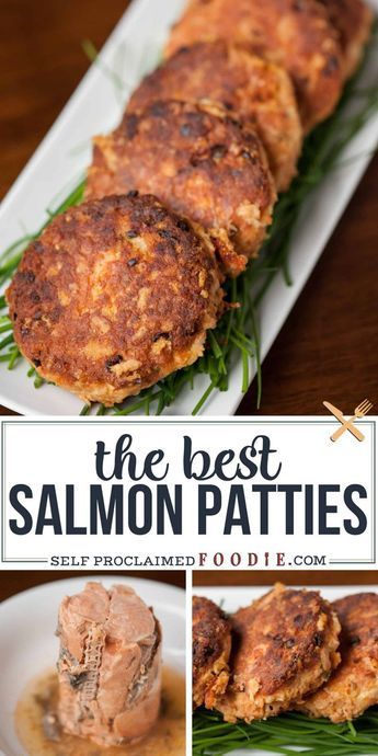 Salmon Patties, made from wild caught canned salmon, are an easy to make dinner time favorite in our house and are the best salmon cake recipe ever! #best #fried #withpanko #dinner #homemade Southern Salmon Patties, Best Salmon Patties, Canned Salmon Patties, Salmon Cake, Canned Salmon Recipes, Salmon Cakes Recipe, Best Salmon, Resep Seafood, Canned Salmon