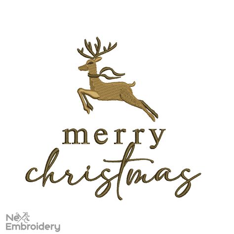 Deer Embroidery Design, Embroidery Designs Christmas, Deer Nails, Deer Embroidery, Machine Embroidery Christmas, Deer Christmas, Christmas Embroidery Designs, Embroidery Christmas, Christmas Embroidery