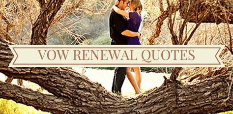 Vow Renewal Quotes. #vowrenewal #quotes Vow Renewal Quotes, Renewal Quotes, Vowel Renewal, Renewal Wedding, Vow Renewal Ceremony, Wedding Renewal Vows, Wedding Vows Renewal, Marriage Vows, Preowned Wedding Dresses